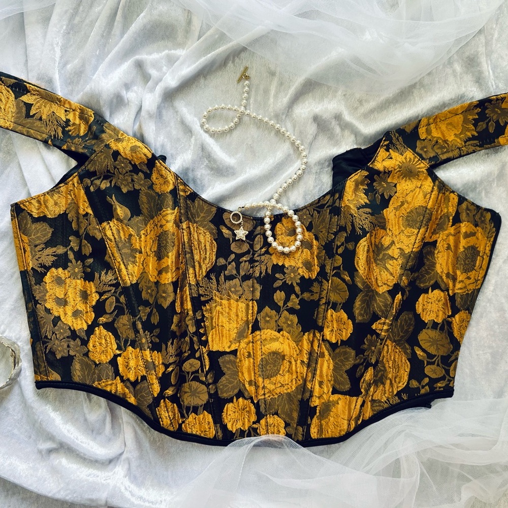 Vintage corset top for women